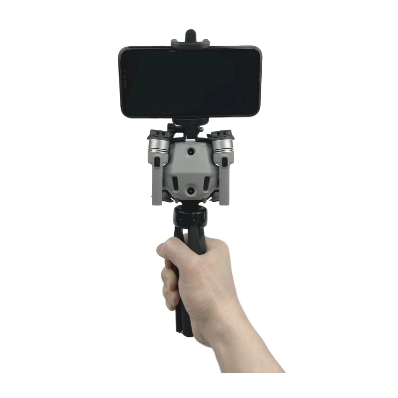 ドローン用ハンドヘルド自撮り棒三脚、携帯電話クリップ、リモコ - Drone Control Stick のレビューと価格