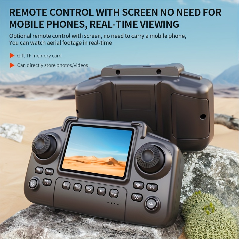 2026年型、デュアルカメラ4K HD、画面付きリモコン、2 - Drone Controller Screen のレビューと価格